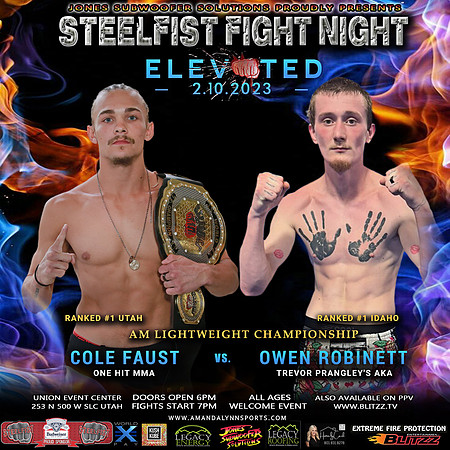 'elevated' COLE FAUST vs OWEN ROBINETT copy