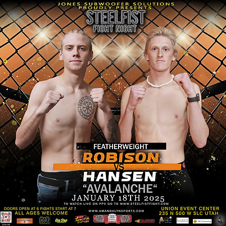 “AVALANCHE“ AIDEN ROBISON Vs MASEN HANSEN copy